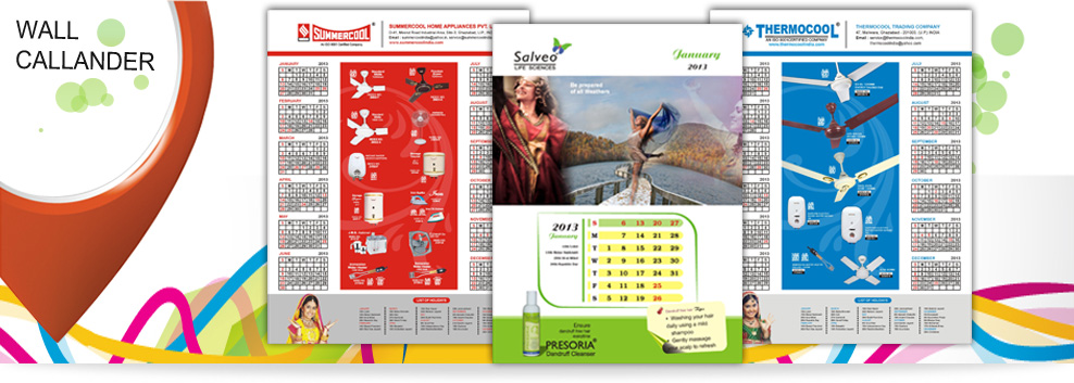 Wall Callander Designing Company in Delhi- NCR